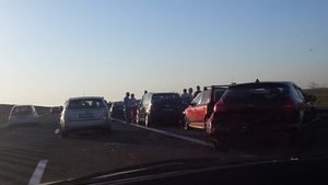 Accidente pe bandă rulantă pe Autostrada Soarelui!
