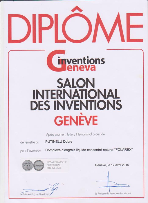 Invenția profesorului pensionar a fost premiată cu medalia de argint la Salonul de Invenții de la Geneva, în 2015