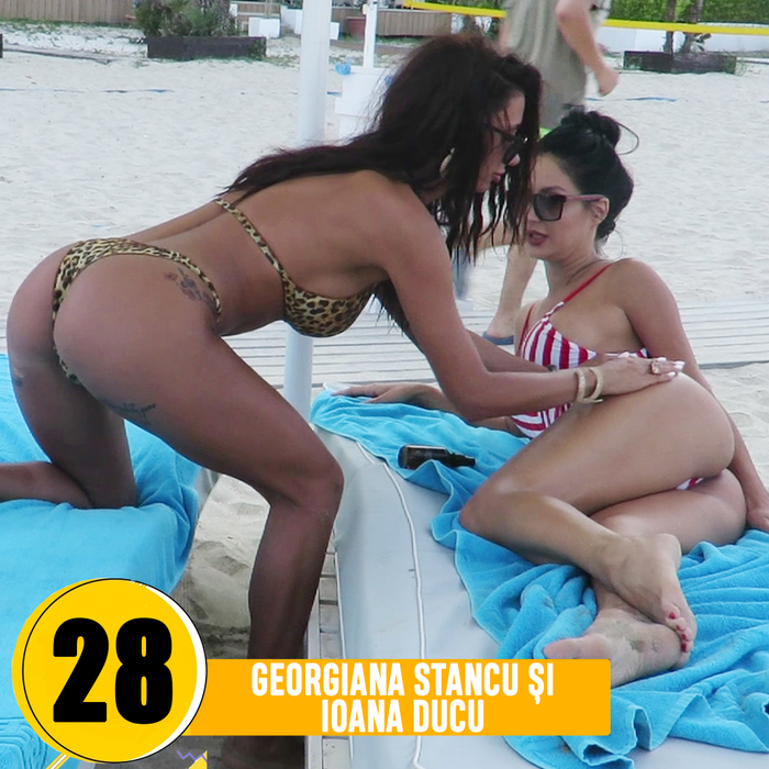 Top 30 bunăciuni la plajă de 1 Mai. S-au dat cu loțiune, s-au așezat pe șezlong și… Vezi pe ce locuri se clasează Andreea Bănică, Daniela Crudu, Bianca Drăgușanu ori Roxana Vancea