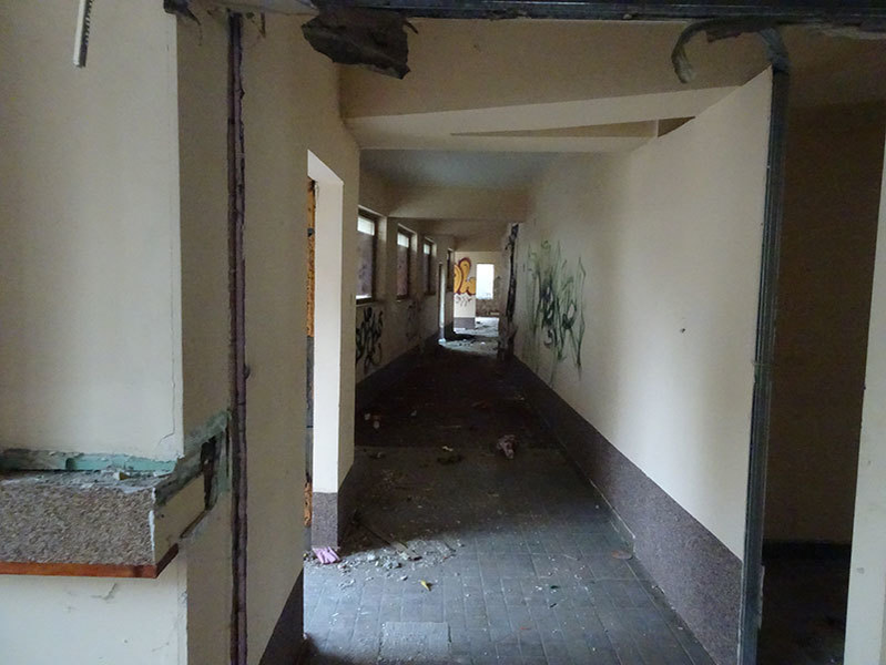 Clădirea în care funcţiona clubul BioBio se află, acum, în paragină