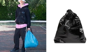 Cât trebuie să scoți din buzunar pentru noua geantă Balenciaga. Designul este asemănător cu un sac de gunoi