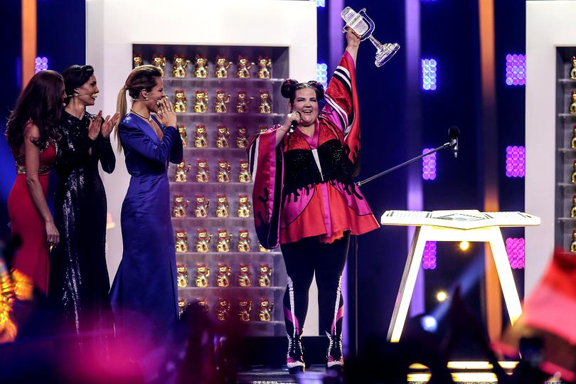Netta Barzilai a spart trofeul Eurovision 2018 imediat după ce l-a primit! Ce a urmat