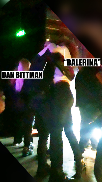Dan Bittman și "balerina", îmbrățișați