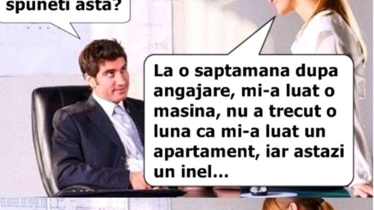 Bancul zilei | Secretara și relația cu șeful