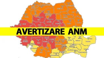 ANM, avertizare meteo groaznică. Care orașe din România vor fi cele mai afectate de vreme