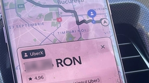 A crezut că este o eroare. Câți bani a plătit un bucureștean pentru o cursă Uber de 6.1 km