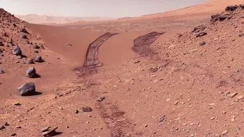 Un „om” a apărut într-o fotografie făcută de NASA pe Marte. Imaginea care i-a uimit pe internauți