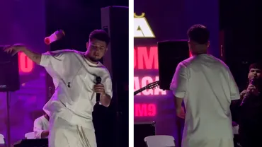Babasha, incident neplăcut în timpul unui concert. Un spectator a aruncat o sticlă pe scenă: ”Nu e frumos din partea voastră!”