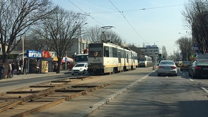 Un tramvai a deraiat în Capitală. Primele imagini de la faţa locului!