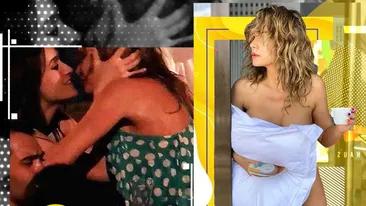 Anna Lesko, apariția care i-a lăsat muți pe fani. A ieșit goală în balcon, doar cu o pernă în brațe