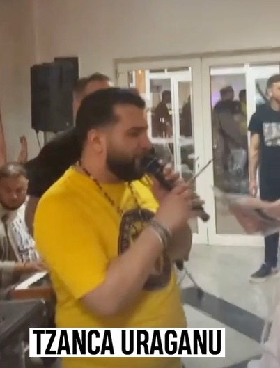 Imagine de la party-ul cu “Regele” Salam, Tzancă Uraganu și Romeo Fantastick (sursa foto captură video Instagram )