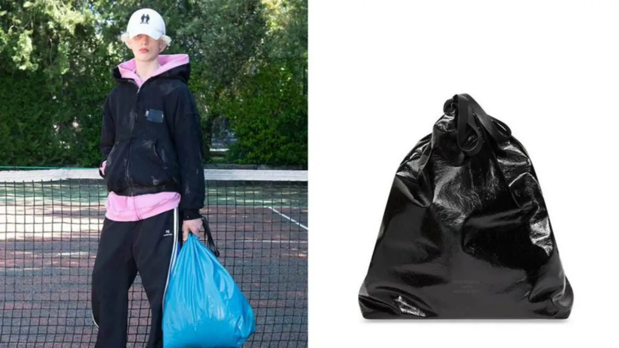 Cât trebuie să scoți din buzunar pentru noua geantă Balenciaga. Designul este asemănător cu un sac de gunoi