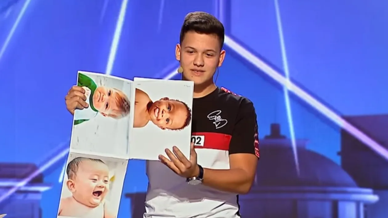 El este puștiul care i-a lăsat mască pe jurații de la ”Românii au talent”