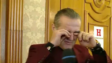 Războinicul luminii nu e atât de războinic! Pe Gigi Becali l-a bufnit plânsul când şi-a amintit de tatăl său