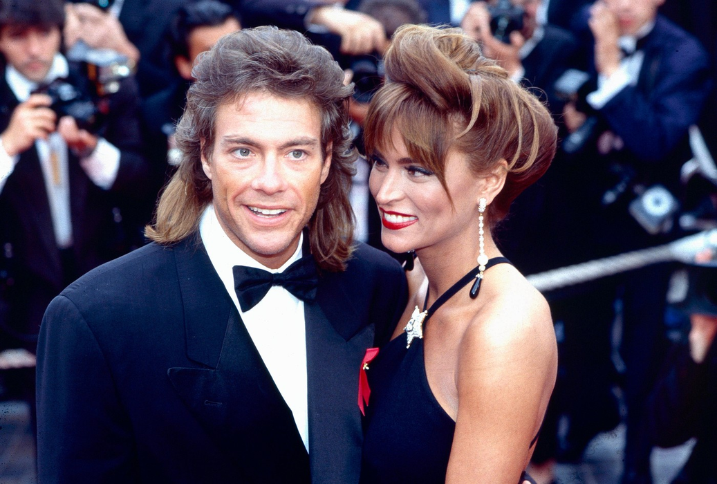 Jean-Claude Van Damme cu Darcy LaPier. Foto: Profimedia