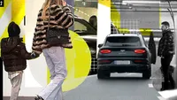 Cum își protejează investiția ex-soția fotbalistului Gabi Enache. A apărut la mall cu un Bentley Bentayga de 200.000 €, pe care iubi l-a “păzit” la spălătorie