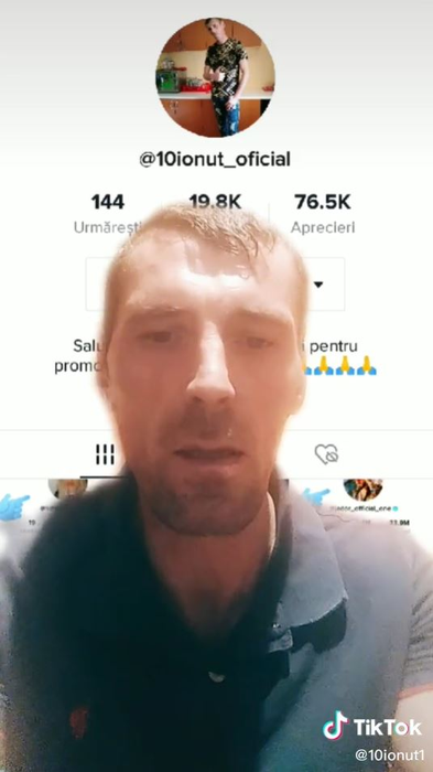 “Regina TikTok-ului” a anunțat ieri cu lacrimi în ochi că s-a despărțit de Ionuț Bodi © TikTok
