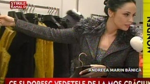 VIDEO Uite cei isi doresc vedetele de Mos Craciun! Andreea Marin Banica: "Imi place aceasta rochie cu lucratura manuala, speciala"