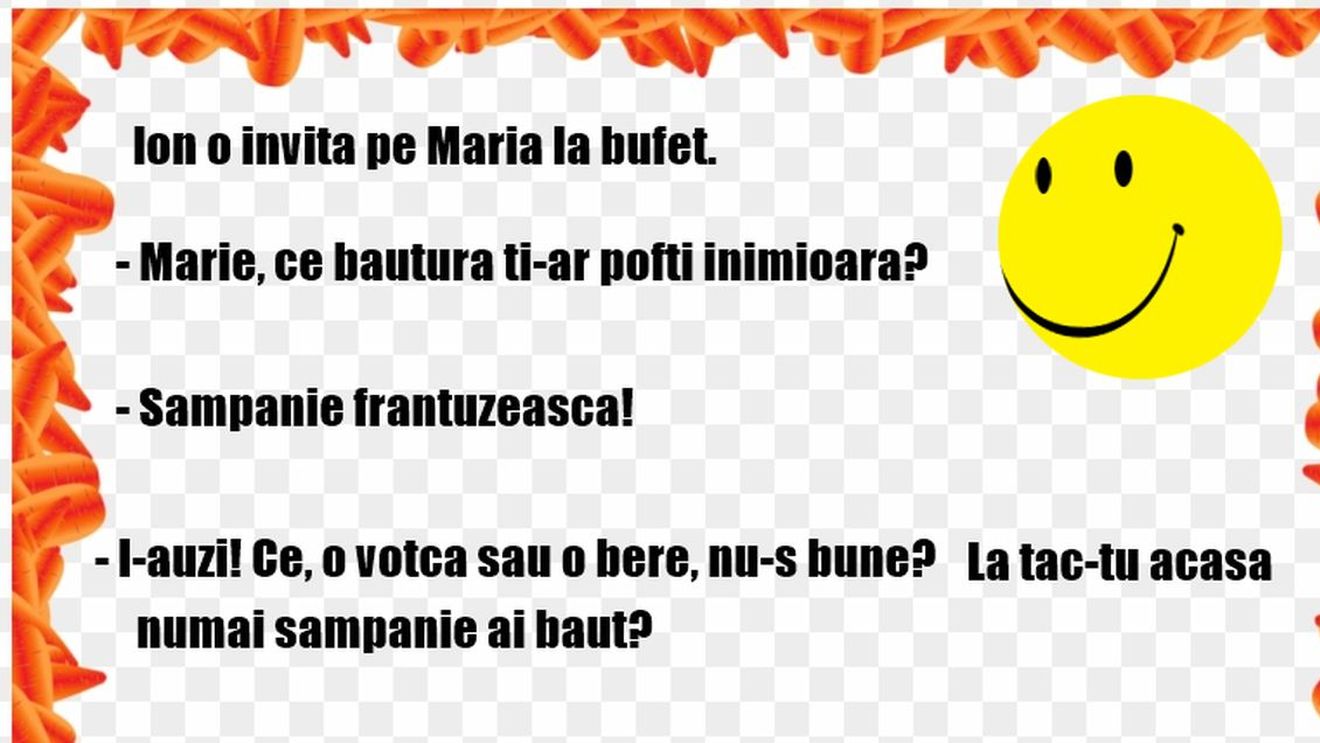 BANC | Ion și Maria beau șampanie franțuzească