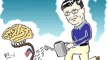 Bill Gates a ajuns caricatura! Vei citi despre viata si afacerea lui intr-un volum de benzi desenate