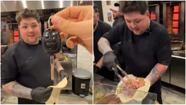 Momentul în care un celebru șaormar de la noi primește tips o mașină. Cum a reacționat când a aflat