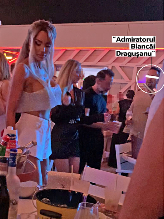 Bianca Drăgușanu a făcut ravagii la Loft / (Sursa: CANCAN.RO)