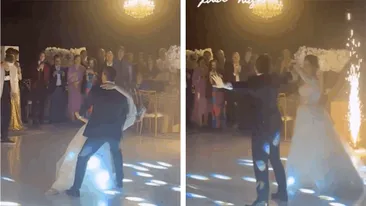 Marian Drăgulescu și Simona s-au căsătorit! Ce rochii a ales să poarte soția gimnastului