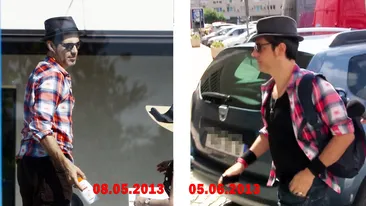 Banica s-a indragostit de camasa pe care a purtat-o la ultima intalnire cu Andreea Marin. O asorteaza aproape la orice!