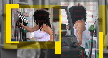 Ioana, văduva multi-milionară a lui Nae Nicolae, a răvășit Capitala, iar CANCAN.RO are imaginile. Și-a arătat “bijuteriile” în benzinărie!