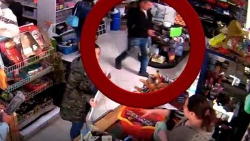 VIDEO. Hoț din Arad, prins în flagrant de un polițist aflat în timpul liber, chiar de ziua lui