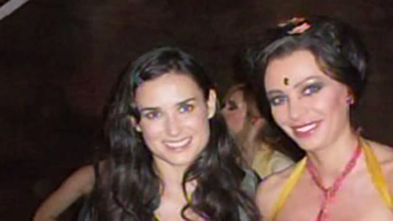 Silvia Pop, colega de filmare cu Demi Moore