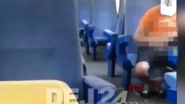 Un bărbat din Dej și-a desfăcut pantalonii în tren, în fața unei tinere, iar ce-a urmat a îngrozit-o!
