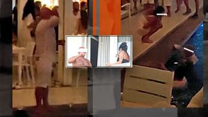 Soția vedetă a uitat episodul ”balconul” și e la picioarele rotofeiului ei! “Milionarul” lu' Popeasca s-a îmbătat cui la mare și…