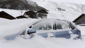 Vestul Austriei a fost izolat din cauza ninsorilor!