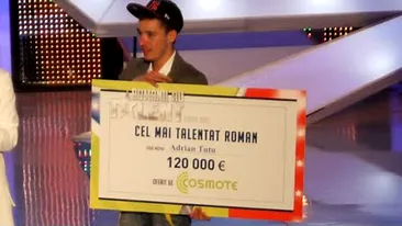 S-a ales praful de Adrian Țuțu, câștigătorul Românii au talent