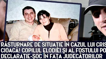 RĂSTURNARE DE SITUAŢIE în cazul lui Cristian Cioacă! Copilul Elodiei şi al fostului poliţist, DECLARAŢIE-ŞOC în faţa judecătorilor