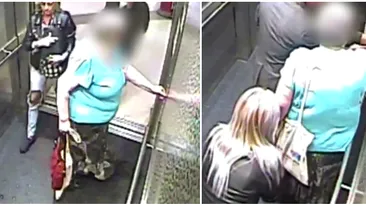 Femeia aceasta era in lift, dar nu avea habar de tot ce se petrece. E socant ce se intampla in doar cateva secunde. Totul a fost filmat VIDEO