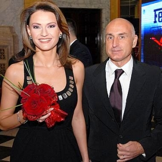 Dana Războiu, alături de soțul ei, Bogdan Enoiu