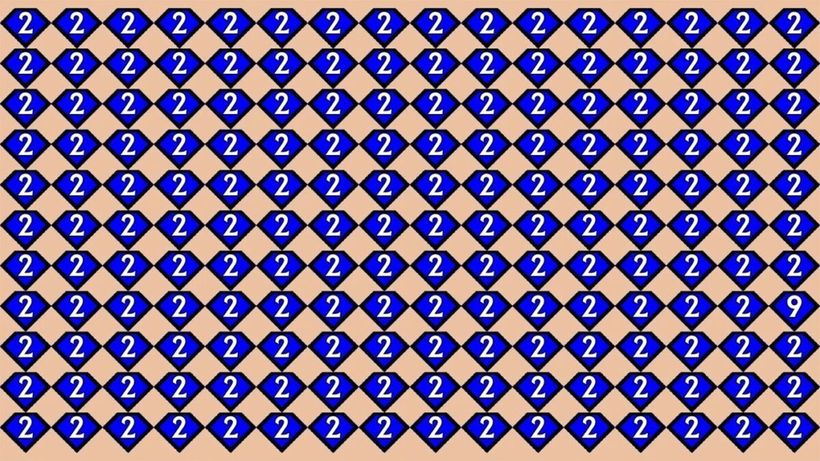 Test de logică | Găsiți numărul 9 în această poză, în maximum 32 de secunde!