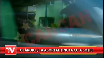 Olaroiu si-a asortat tinuta cu a sotiei