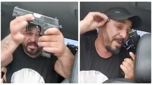 Incredibil! Un interlop din Timișoara își amenință rivalii într-un live cu pistolul și glonțul în mână: „Să omor șapte, opt, ultimul mi-l trag eu în cap”. VIDEO
