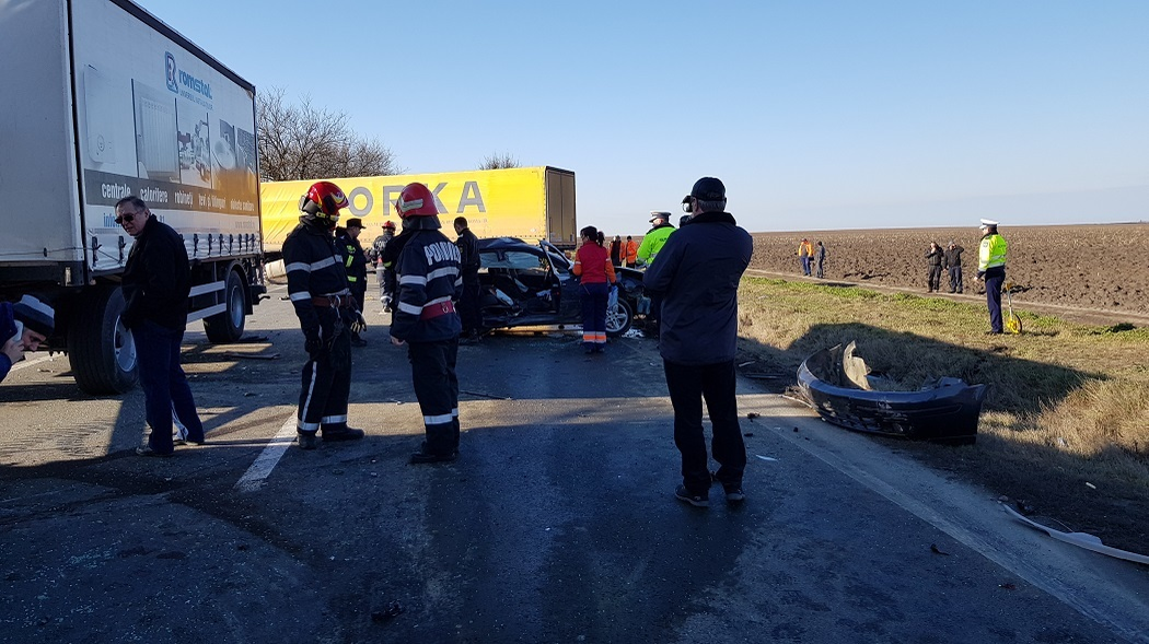 Locul cumplitului accident