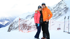 Alexandru Ciucu, un împătimit al sporturilor periculoase! Schi extrem pe pârtia neagră cu înclinaţie de 70 de grade!