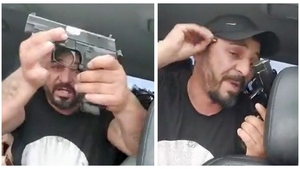 Incredibil! Un interlop din Timișoara își amenință rivalii într-un live cu pistolul și glonțul în mână: „Să omor șapte, opt, ultimul mi-l trag eu în cap”. VIDEO