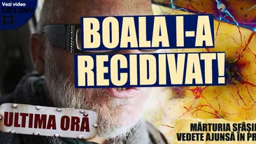 ULTIMA ORA! Boala i-a recidivat! Marturia sfasietoare a unei vedete ajunsa in pragul disperarii