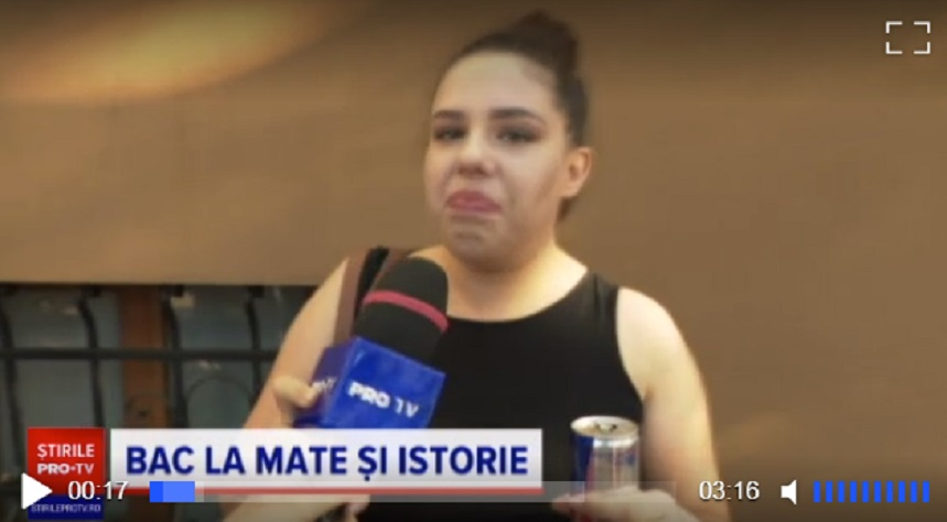 Râzi cu lacrimi! Cum s-a îmbrăcat această elevă din București, la proba de ieri de la Bacalaureat