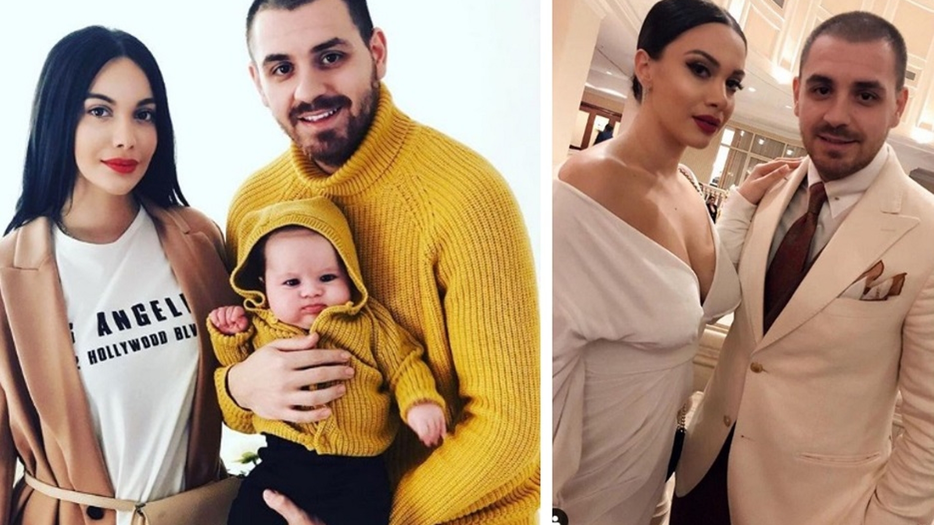 Betty și Cătălin Vișănescu își botează fiul. Ce ținută superbă are fiica lui Florin Salam