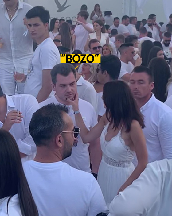 Bianca nu l-a scăpat din ochi pe "Bozo"