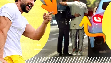 O sexy-polițistă & colegul ei l-au ”reținut” pe Dorian Popa în trafic! Motivul este… incredibil!