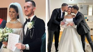 Bucurie mare în familia lui Culiţă Sterp! Sora artistului se mărită. VIDEO